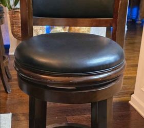 Three Boraam Augusta Swivel Stools
