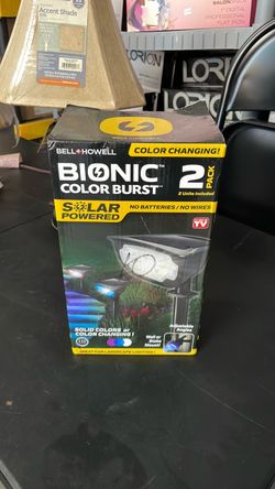 Bell+Howell Bionic Color Burst Solar Lights 2-Pack