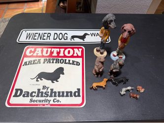 Bundle of Wiener Dog Items
