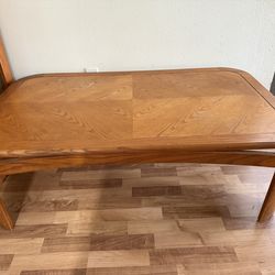 Oak coffee table