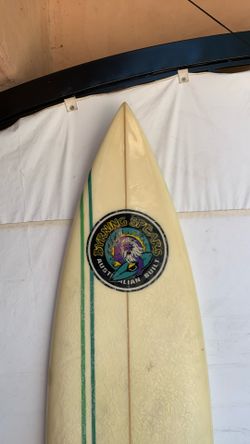 6'9" Byrning Spears Vintage Thruster Surfboard