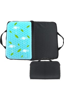 Portable Compact Seat Cushion (14.5" x 10.6") Foldable Travel Cushion, for Airplane Seats, Camping, Stadium, Cinema, Garden Benches Seat Cushion
