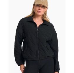 Vuori Halo Insulated Jacket VW544 - Women’s - Small  -  Black Heather - Full Zip