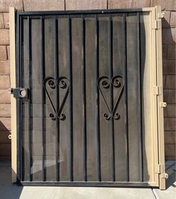 Metal side Door 55”1/2 W X 65”H