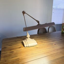Vintage Mid Century Flexo Industrial Drafting Desk Lamp