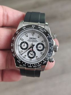 Custom Seiko Panda Daytona Watch