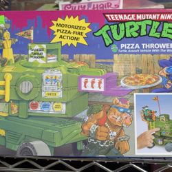 Teenage Mutant Ninja Turtles Pizza Thrower Vehicle Playmates 40th Anniversary