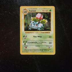 Pokémon Card  1999 Ivysaur