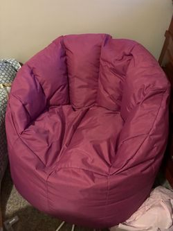 Large Pink/Purple Bean Bag Chair