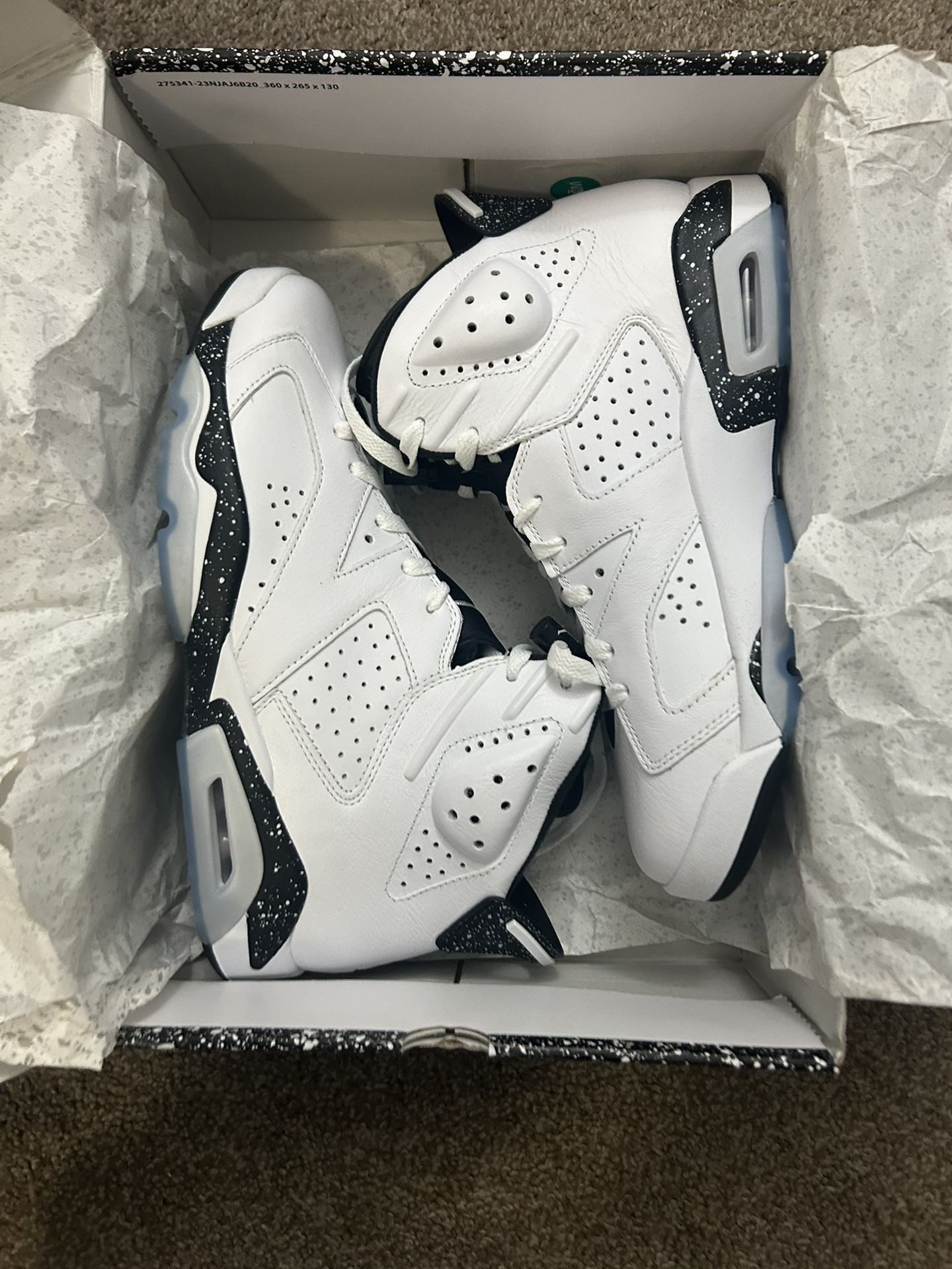 Jordan 6 Retro Reverse Oreo