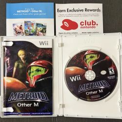 Metroid Other M Nintendo Wii Complete CIB Authentic Tested - Excellent Condition
