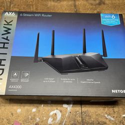 Netgear Nighthawk AX6 AX4300 RAX45 WiFi 6 Router