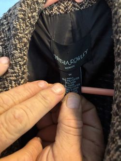 Cynthia Rowley Woman Tweed Jacket Size xl