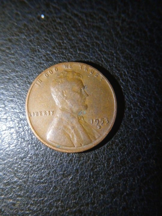 1053 Wheat Penny .with Error L In The Circle