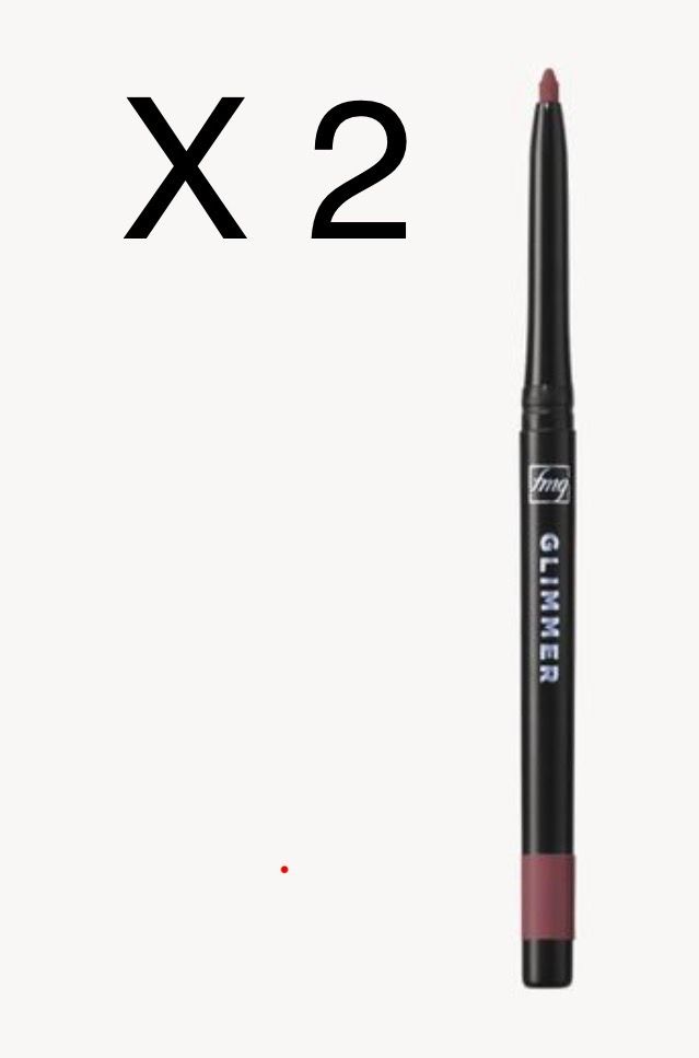 (2) Avon fmg Glimmer Lipliner Perfect Plum