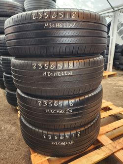 235 65R 18 MICHELIN PRIMACY TOUR 2356518 USED TIRES (SET) MOUNT BALANCE INCLUDED