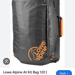 Lowe Alpine brand travel suitcase