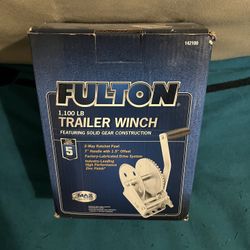 1100 pound manual winch