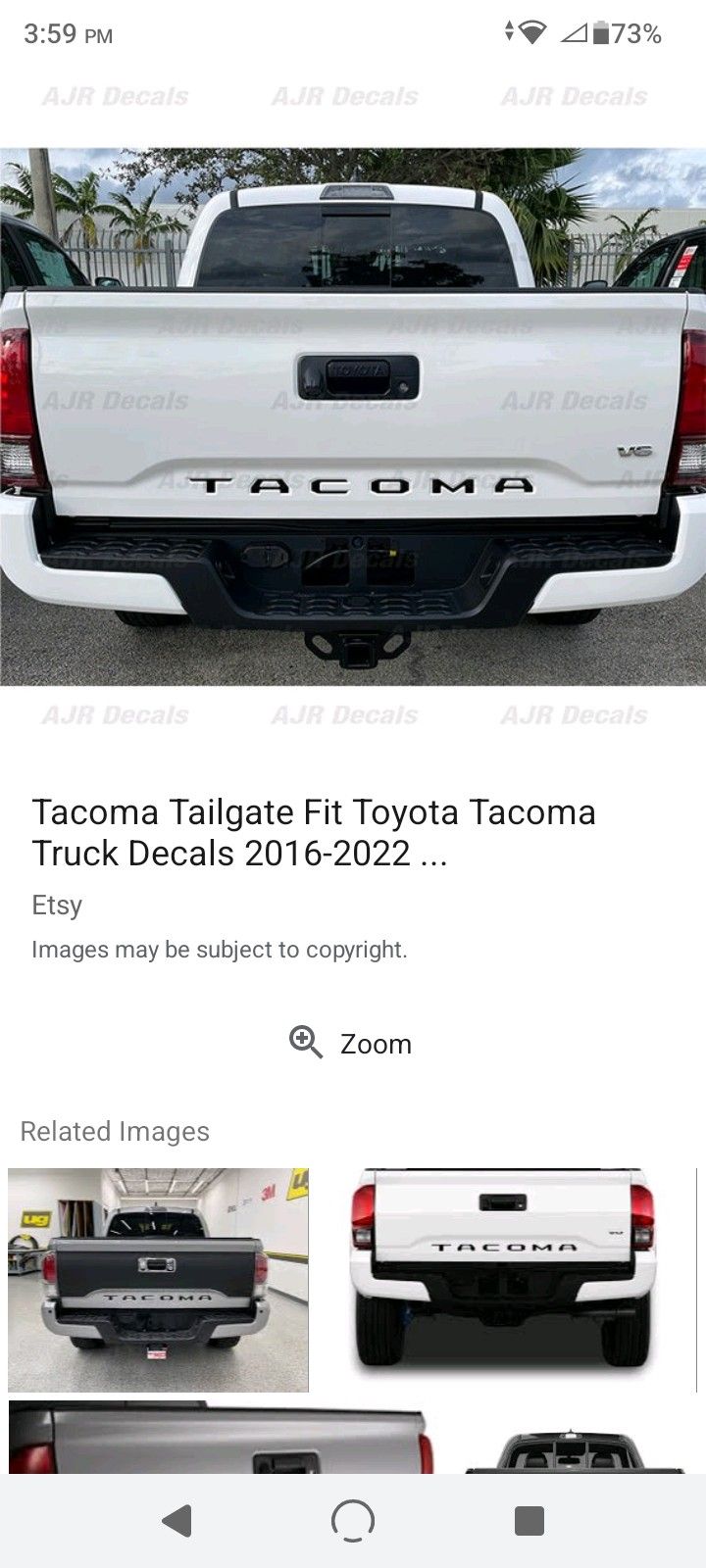 Tailgate Toyota Tacoma