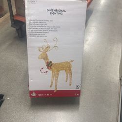 8.8 Ft Lighted Outdoor Christmas Deer