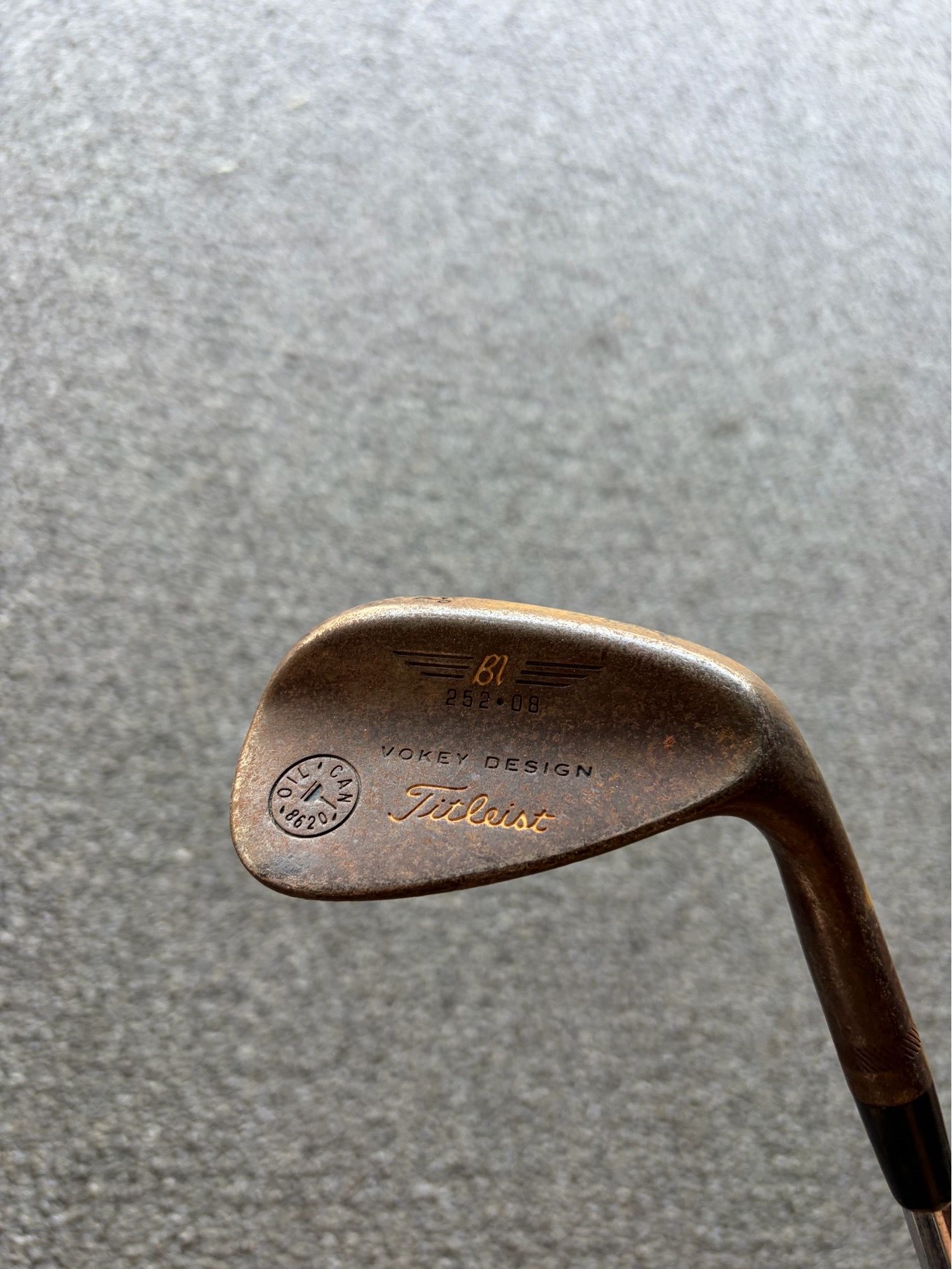 Titleist Vokey Design 252-08 Oil Can 52° Gap Wedge