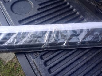 Black railing tubes