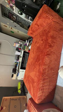 Orange couch