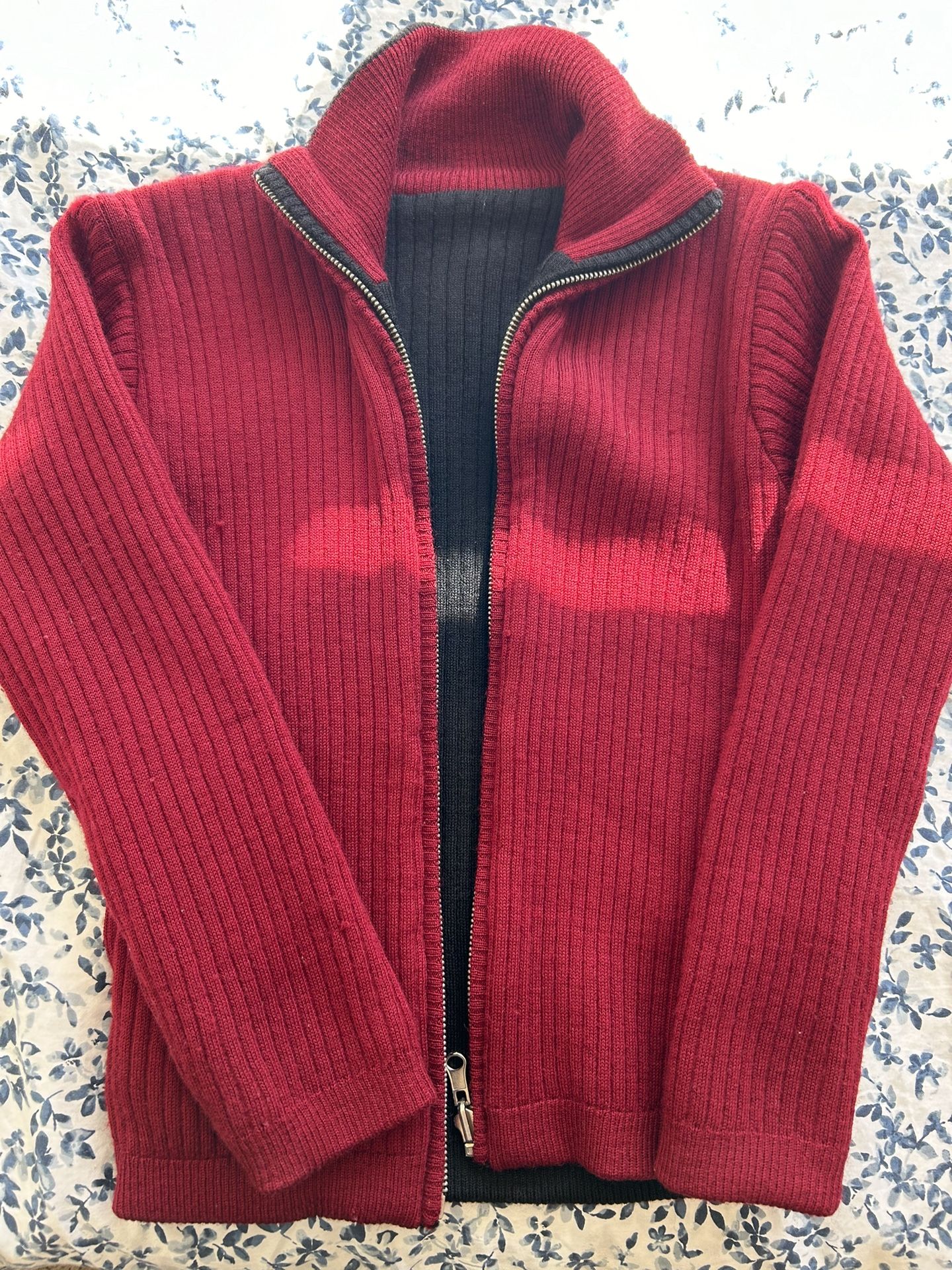 100% Real Wool Reversible Sweater For Little Boys