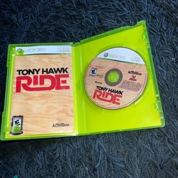 Tony hawk ride for xbox360