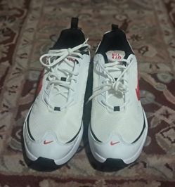 Men's Nike Air Max AP White University Red Sneakers