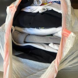 Free - Two Bags Of Tshirts, Shorts And Other Items