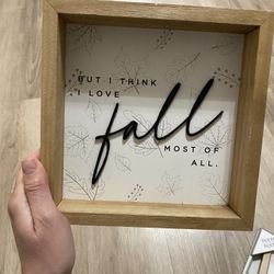 Fall Frame Decor