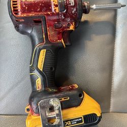 DEWALT 20V MAX XR brushless impact driver. 