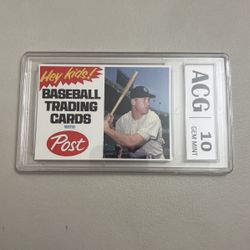 Post Promo Packaging Mickey Mantle Gem Mint 10 