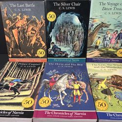 Chronicles of Narnia Hardcover Box Set C.S. Lewis 6 Books Missing Book 1