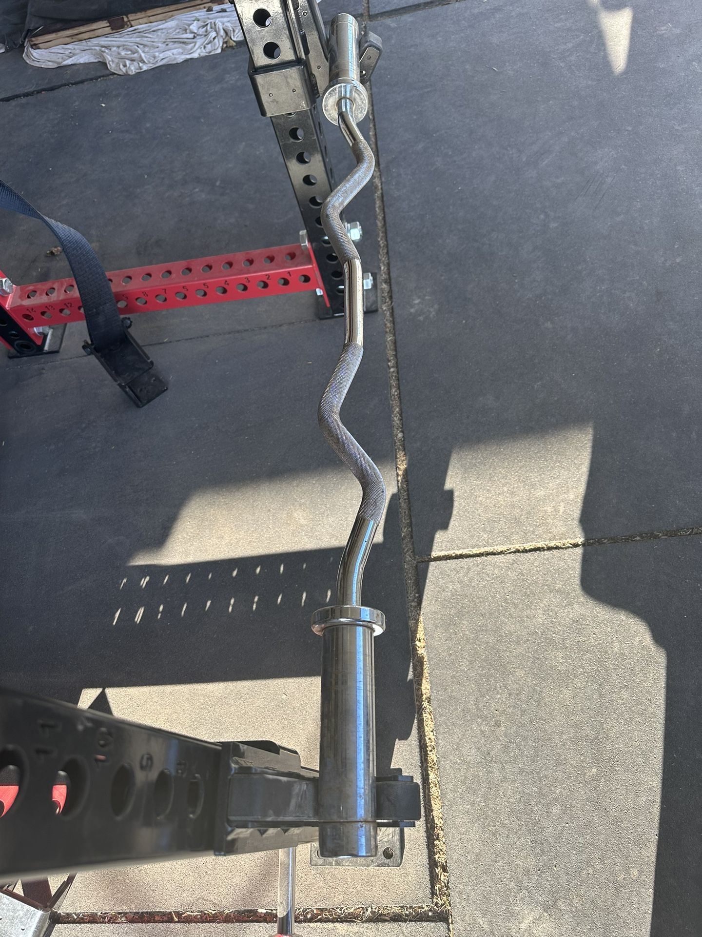 Vintage Split Sleeve Olympic Curl Bar