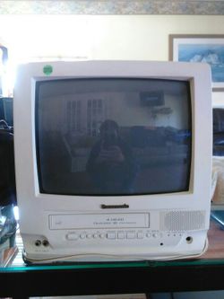 Panasonic TV with VHS player built in
