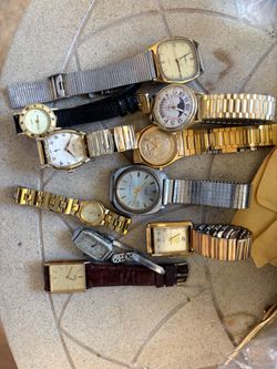 Vintage wrist watches Sold as a LOT