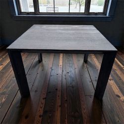 Large Square High Table | Counter Height | Great for Dining or Workspace 