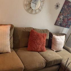 Family Couch With Ottoman