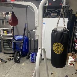 Champion Dual Station Punching Bag Stand W/Bags