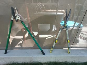 Garden Shears and Cutters 38" 34" $30 each