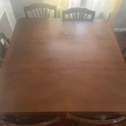 7-Piece Counter Height Dining Set - Large Square Table & 6 Chairs