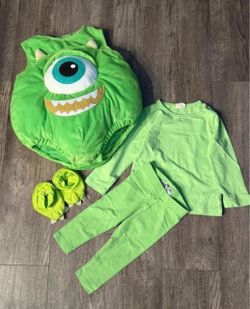 Pottery barn, infant size 6/12 Mile Wazowski costume monsters Inc.