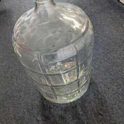 Antique Glass Water Bottle