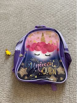 Brand New Unicorn Kids Backpack – Purple | Never Used