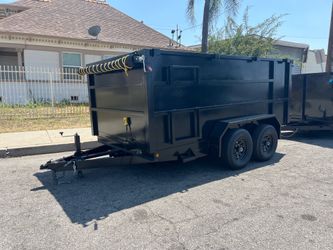 Dump trailer 8x12x4