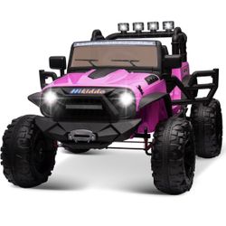 24V 9Ah Ride on Toy for Big Kids, 4WD 2 Seater 