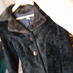 Morbid faux leather coat