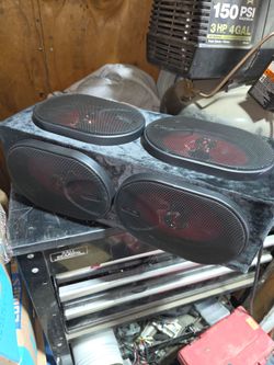 4 6×9 sony xplod with box new